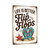 Life Is Better In Flip Flops Sign – 8x12 Vintage Beach Metal Wall Art With Sandals, Starfish & Seashells, Coastal Summer Decor