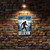Vintage Bigfoot Metal Sign 8x12 – "Don't Stop Believin" Rustic Cabin Decor