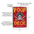 Poop Deck Pirate Sign – Funny Nautical Bathroom Metal Wall Decor With Skull, Swords & Distressed Red Vintage Style 8x12