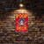 Poop Deck Pirate Sign – Funny Nautical Bathroom Metal Wall Decor With Skull, Swords & Distressed Red Vintage Style 8x12