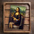 Funny Mona Lisa Bathroom Sign – Renaissance Parody Wall Art, Mona Lisa On Toilet With Smartphone, Vintage Humor Metal Sign 8x12