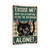 Funny Cat Bathroom Sign – “Excuse Me! Were You Attempting To Use the Bathroom Alone?” Vintage Metal Wall Decor, Retro Black Cat Sign 8x12