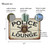 Vintage “Police Lounge” Metal Sign – Rustic Law Enforcement Wall Art With Badge And Baton Design, Retro Americana Police Decor 8x12
