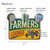 Vintage “Farmers Lounge” Metal Sign – Retro Tractor Wall Art With Green And Yellow Rustic Design, Farmhouse Garage Or Barn Decor 8x12