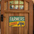 Vintage “Farmers Lounge” Metal Sign – Retro Tractor Wall Art With Green And Yellow Rustic Design, Farmhouse Garage Or Barn Decor 8x12
