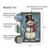 Rustic Snowman Metal Sign – Vintage Farmhouse Winter Wall Art With Distressed Blue Background And Wood-Plank Design 8x12