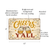 Cheers Y'all Sign, Southern Bar Wall Decor, 8x12 Metal