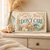 Salty Hair, Don't Care Sign, Beach Cottage Wall Decor, 8x12 Metal