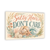 Salty Hair, Don't Care Sign, Beach Cottage Wall Decor, 8x12 Metal