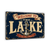 Welcome to the Lake Sign, Rustic Lake House Wall Decor, 8x12 Metal