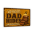 Where Dad Hides From Mom Sign, Grey Pallet Wood Wall Decor, 8x12 Metal
