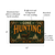 Gone Hunting Sign, Folksy Cabin Wall Decor, 8x12 Metal - photo 5
