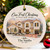 Custom House Portrait Christmas Ornament from Your Photo - Personalized First Christmas in Our New Home - 3" Round Ceramic Keepsake with Gift Box