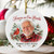 Custom Memorial Christmas Ornament from Your Photo - Personalized in Loving Memory Keepsake - 3" Round Ceramic Keepsake with Gift Box