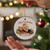 Personalized Baby's First Christmas Ornament from Your Photo - Custom Baby Photo Keepsake with Name & Year - 3" Round Ceramic Keepsake with Gift Box