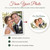 Personalized Our First Christmas Married Ornament from Your Photo - Custom Newlywed Couple Keepsake with Names - 3" Round Ceramic Keepsake with Gift Box