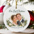 Personalized Our First Christmas Married Ornament from Your Photo - Custom Newlywed Couple Keepsake with Names - 3" Round Ceramic Keepsake with Gift Box