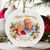 Personalized Anniversary Ornament from Your Photo - Custom Couple Keepsake with Names & Years Together - 3" Round Ceramic Keepsake with Gift Box