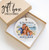Personalized Vacation Christmas Ornament from Your Photo - The Year We Went to Custom Travel Keepsake - 3" Round Ceramic Keepsake with Gift Box