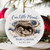 Personalized Sonogram Christmas Ornament from Your Ultrasound Photo - Custom Baby Announcement Keepsake - 3" Round Ceramic Keepsake with Gift Box