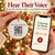 Voice message ornament: hear their voice