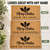 Merry Christmas From personalized coir doormat