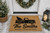 Vintage Christmas Truck personalized coir doormat