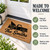 Vintage Christmas Truck personalized coir doormat