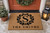 Holly Monogram personalized coir doormat