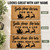 Santa Stop Here personalized coir doormat