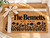 Wildflower Meadow personalized coir doormat