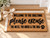 Excuse the Mess personalized coir doormat