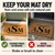 Classic Three-Letter Monogram personalized coir doormat
