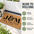 Couple Initials Ampersand personalized coir doormat