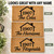 House Outline Number personalized coir doormat