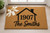 House Outline Number personalized coir doormat