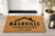 Hometown + Est. personalized coir doormat