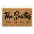 Family First Names personalized coir doormat