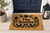 Scandinavian Folk personalized coir doormat
