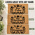 Scandinavian Folk personalized coir doormat