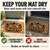 Scandinavian Folk personalized coir doormat