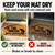 Gone Fishing personalized coir doormat