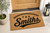 Baseball Family personalized coir doormat