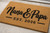 Nana & Papa personalized coir doormat