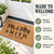 Mr & Mrs Script personalized coir doormat