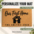 Our First Home personalized coir doormat
