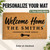 Realtor Welcome Home personalized coir doormat