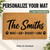 Family + Pets personalized coir doormat
