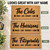 Family + Pets personalized coir doormat