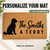Goldendoodle personalized coir doormat